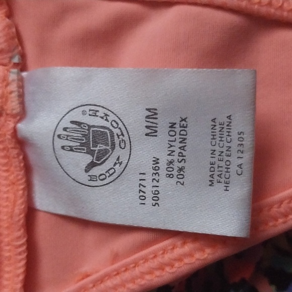 Two-piece swimsuit sz Medium Victoria's secret bikini & Body Glove top - Picture 6 of 6